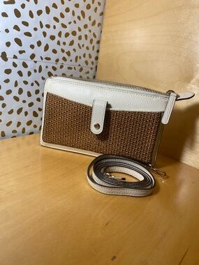 Kate spade Jackson straw small tab crossbody